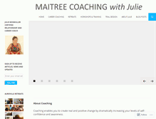 Tablet Screenshot of maitreecoaching.com